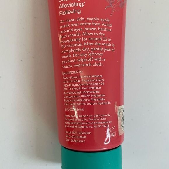 New!Dr.Wellness| Tea Tree| Peel Off Mask| Soothing| Alleviating - Picture 7 of 8